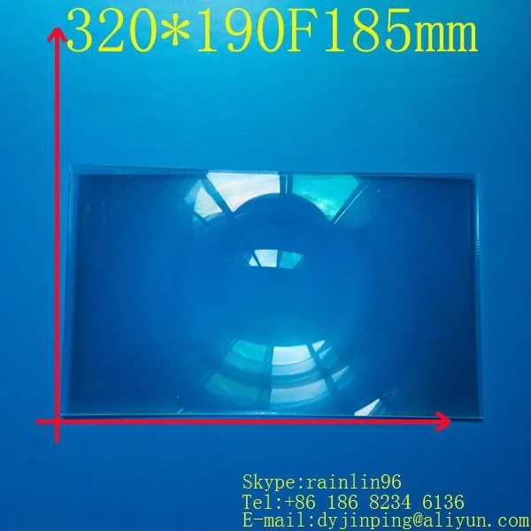 free shipping 15.6 inch lcd panel DIY projection screen projector fresnel lens 320*250MM focal length 550 MM
free shipping 15.6 inch lcd panel DIY projection screen projector fresnel lens 320*250MM focal length 550 MM
