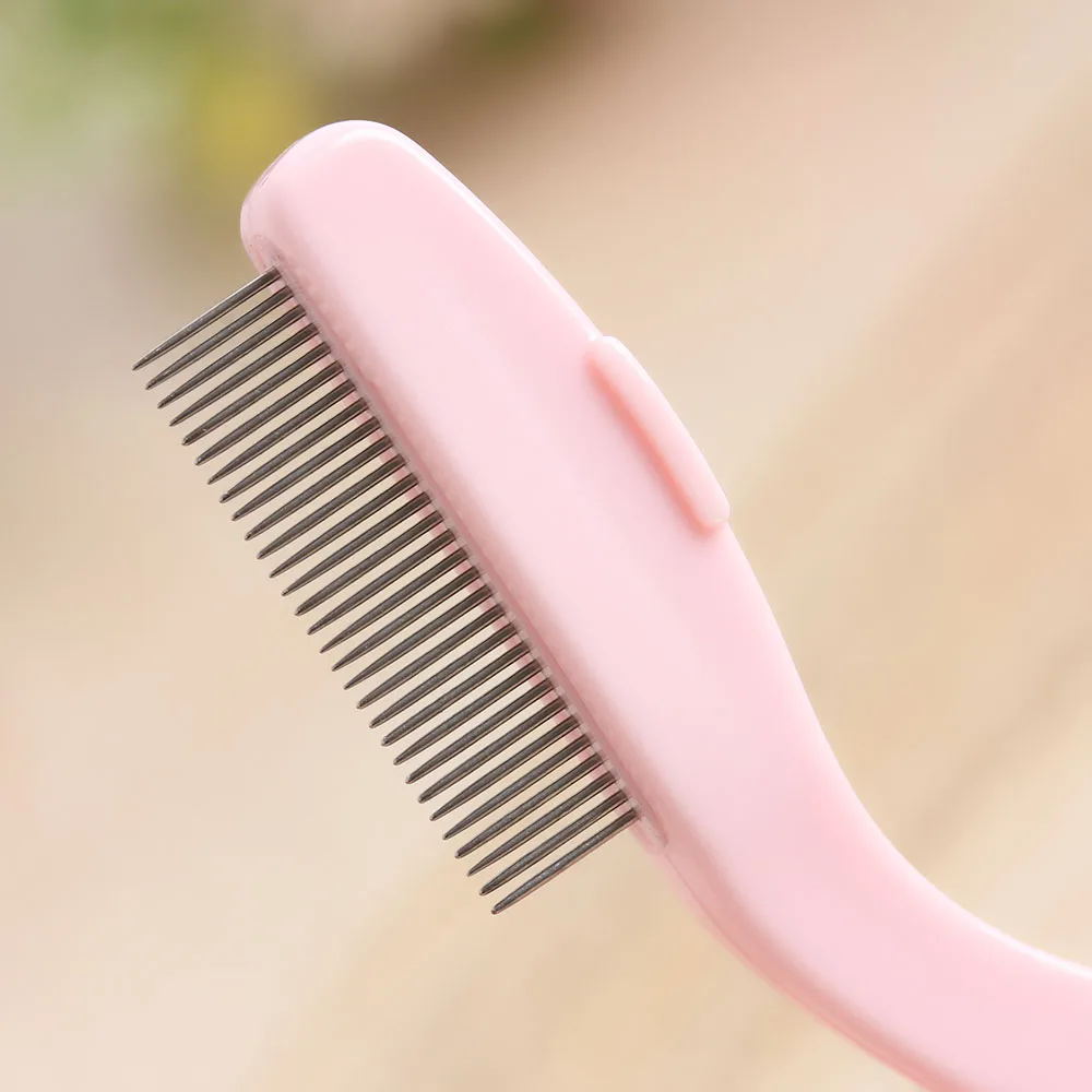 1PC NEW Professional Foldable Steel Needles Eyebrow Eyelash Extension Brush Metal Comb Cosmetic Beauty Makeup Tool
1PC NEW Professional Foldable Steel Needles Eyebrow Eyelash Extension Brush Metal Comb Cosmetic Beauty Makeup Tool