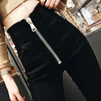 Cotton High Waist Black Women Jeans Fashion Woman Elastic Stretch Jeans Female Washed Denim Skinny Pencil Pants
Cotton High Waist Black Women Jeans Fashion Woman Elastic Stretch Jeans Female Washed Denim Skinny Pencil Pants
