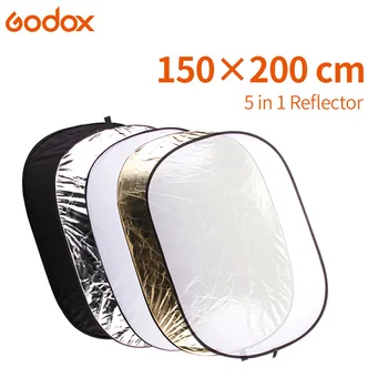 GODOX FT05 5in1 60"x80" 150 x 200cm Portable Collapsible Light Round Photography Reflector for Studio
GODOX FT05 5in1 60"x80" 150 x 200cm Portable Collapsible Light Round Photography Reflector for Studio