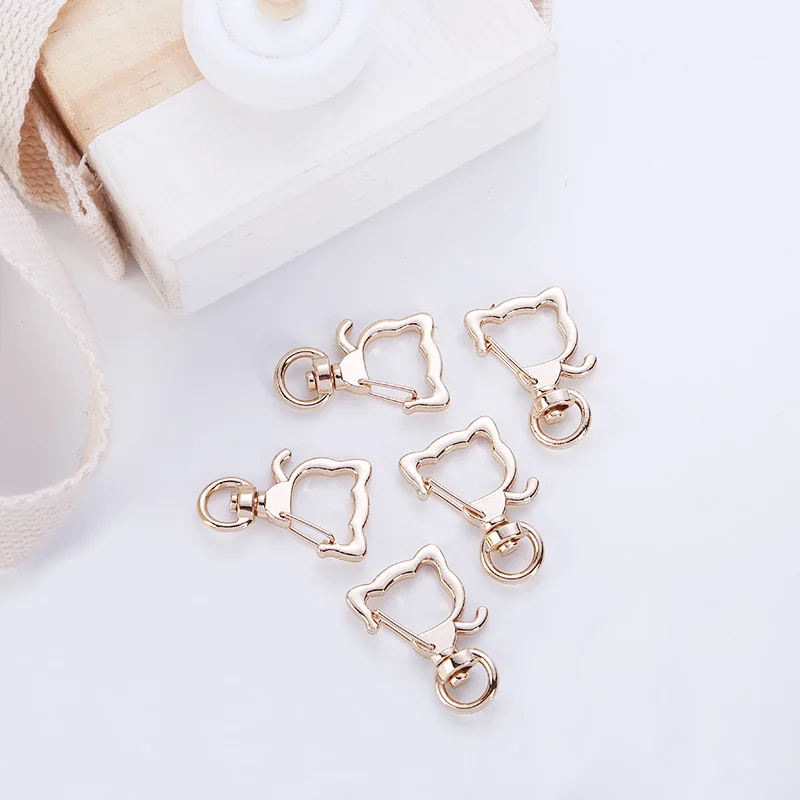 5Pcs Golden Cat Shape Hook Keychain Lobster Buckle Pet DIY Handmade Label Quick Clip Metal Label Quick Clip Hot Sale Keychain
5Pcs Golden Cat Shape Hook Keychain Lobster Buckle Pet DIY Handmade Label Quick Clip Metal Label Quick Clip Hot Sale Keychain