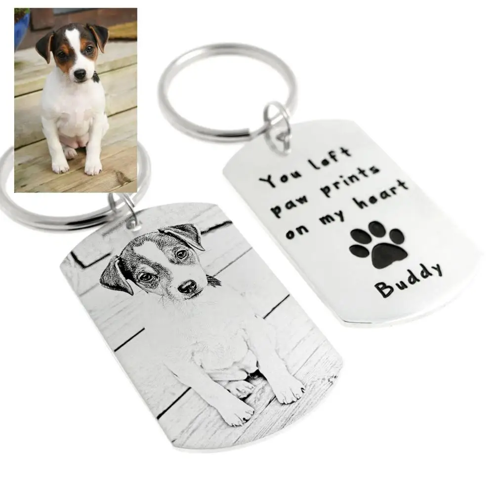 Custom Engraved Dog Photo Keychain Dog Tag Keyring∙ Personalized Dog Key chain Personalized Pet Lover Gift Pet Memorial Gift
Custom Engraved Dog Photo Keychain Dog Tag Keyring∙ Personalized Dog Key chain Personalized Pet Lover Gift Pet Memorial Gift