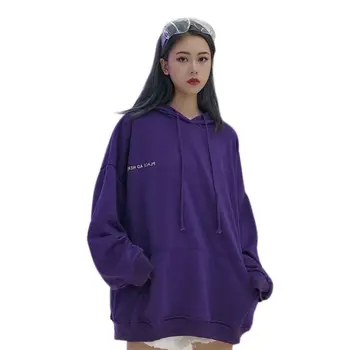 2019 Women Long Sleeve Sweatshirt Autumn Loose Hooded Pullover Tops Letter Print Pockets Long Style Hoodies Plus Size
2019 Women Long Sleeve Sweatshirt Autumn Loose Hooded Pullover Tops Letter Print Pockets Long Style Hoodies Plus Size