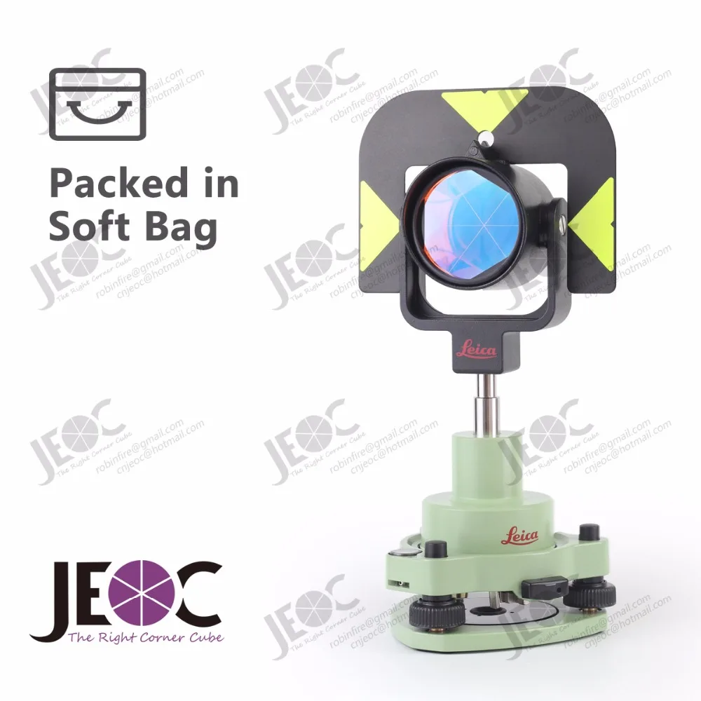 Single Prism & Tribrach Set, GPR121 Reflector for Leica Total Station Surveying
Single Prism & Tribrach Set, GPR121 Reflector for Leica Total Station Surveying