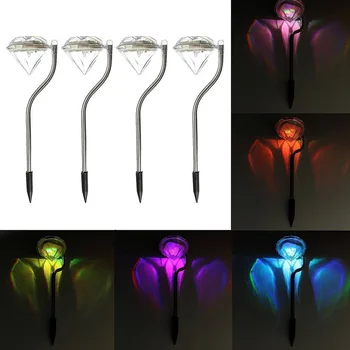 4pcs/Lot Solar Power Garden Lights Diamond Shape Lawn Light Stake Light Outdoor Waterproof Landscape Squre Fountain Decor Light
4pcs/Lot Solar Power Garden Lights Diamond Shape Lawn Light Stake Light Outdoor Waterproof Landscape Squre Fountain Decor Light
