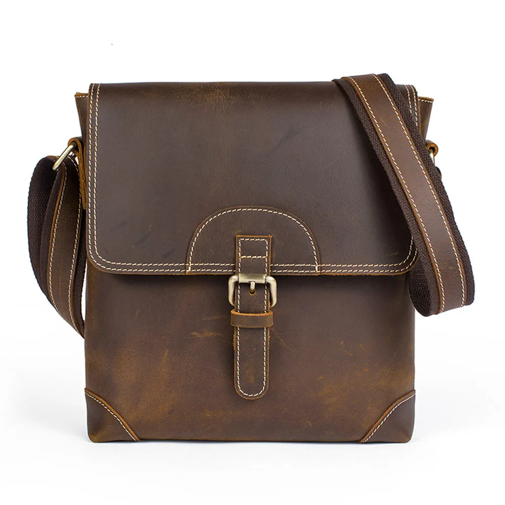 GO-LUCK Brand Crazy Horse Genuine Leather Men Crossbody Shoulder Bag Men's Cowhide Messenger Bags Casual Ipad Trave Pack
GO-LUCK Brand Crazy Horse Genuine Leather Men Crossbody Shoulder Bag Men's Cowhide Messenger Bags Casual Ipad Trave Pack
