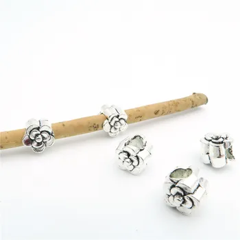 20pcs for 5mm leather rose beads Antique Silver flower charms jewelry finding supplies D-5-32
20pcs for 5mm leather rose beads Antique Silver flower charms jewelry finding supplies D-5-32