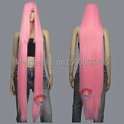 

Extra Long Bang Light pink Cosplay Wigs - 50 inch High Temp - CosplayDNA Wigs