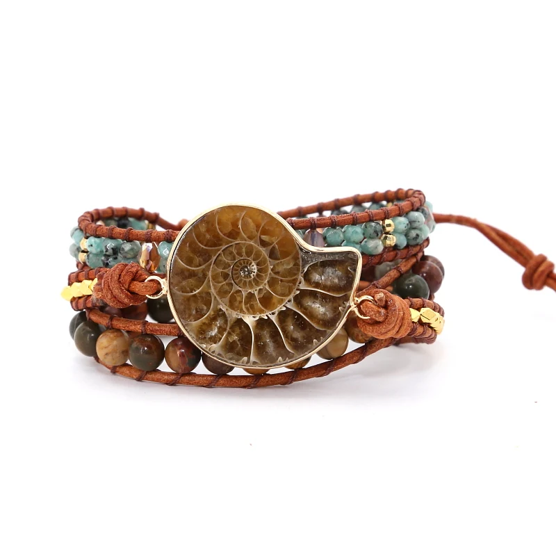 Seashell Snail Charms Handmade Wrap Bracelet Ocean Reliquiae Conch Animal Boho Braid Bracelets for Men Women Jewelery
Seashell Snail Charms Handmade Wrap Bracelet Ocean Reliquiae Conch Animal Boho Braid Bracelets for Men Women Jewelery