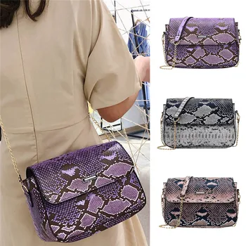 Womens Bags Fashion Snakeskin Pattern Casual Shoulder Messenger Bag bolsa masculina woman bag 2019 sac main femme borsa donna
Womens Bags Fashion Snakeskin Pattern Casual Shoulder Messenger Bag bolsa masculina woman bag 2019 sac main femme borsa donna