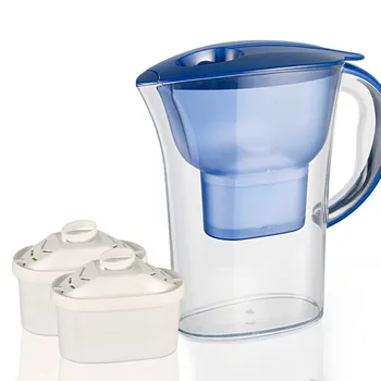 2 Colors 2.5L Capacity Water Purifier Tap Water Cleaner Kettle 4 Layers Filters Directly Drinking with 2 Sets of Filters
2 Colors 2.5L Capacity Water Purifier Tap Water Cleaner Kettle 4 Layers Filters Directly Drinking with 2 Sets of Filters