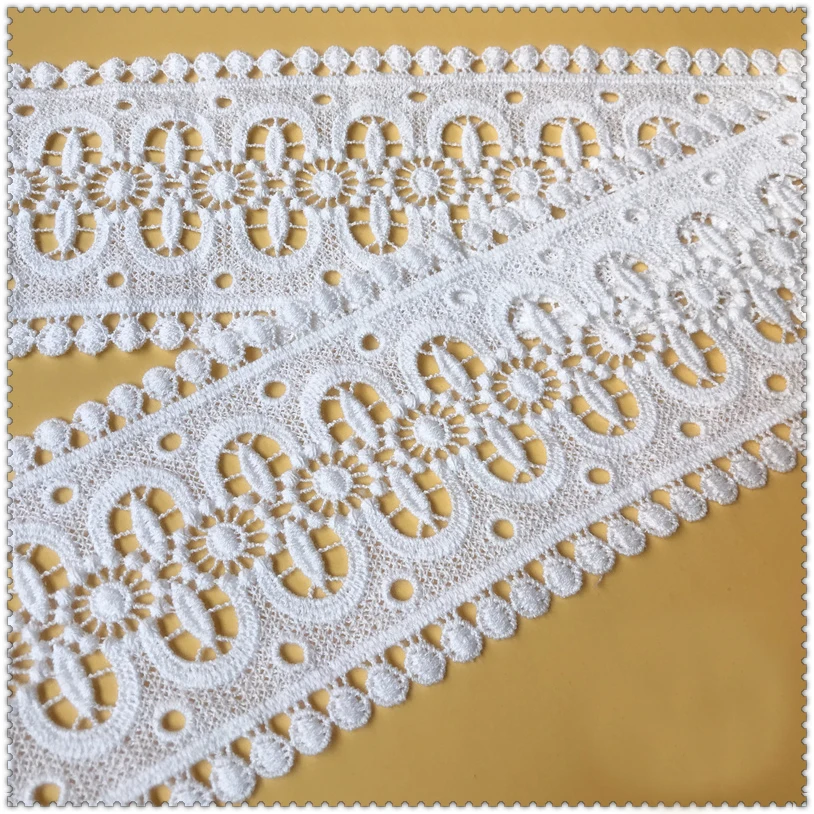 19yards 9cm Cotton embroidery Lace trim Patchwork Needlework sewing accessories Clothes edge decoration Garment material 219
19yards 9cm Cotton embroidery Lace trim Patchwork Needlework sewing accessories Clothes edge decoration Garment material 219