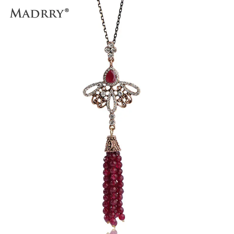 Madrry Elegant Queen Style Necklace Pretty Red Green Black Resin Beads Tassel Jewelry Sweater Dress Accessories Joias Bijuterias
Madrry Elegant Queen Style Necklace Pretty Red Green Black Resin Beads Tassel Jewelry Sweater Dress Accessories Joias Bijuterias