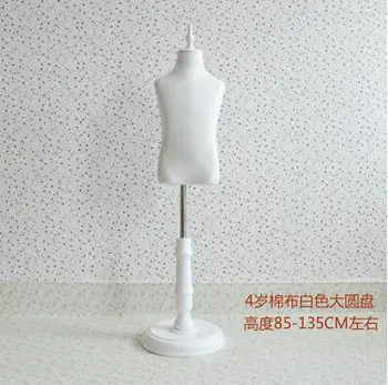 3-4 year-old children's half-style models props, child clothing White Cotton fabric wood Disc base 1PC woman pet mannequin,B502
3-4 year-old children's half-style models props, child clothing White Cotton fabric wood Disc base 1PC woman pet mannequin,B502