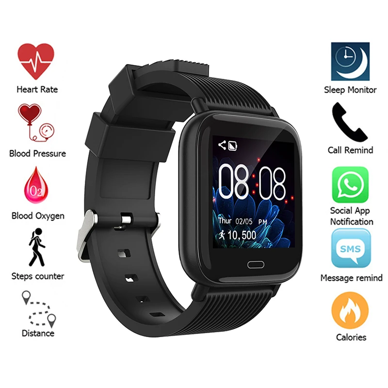 Smart Watch Color Screen Android Band Men Women Watch Fitness Bracelet With Blood Oxygen Measurement IP67 Waterproof wristband
Smart Watch Color Screen Android Band Men Women Watch Fitness Bracelet With Blood Oxygen Measurement IP67 Waterproof wristband