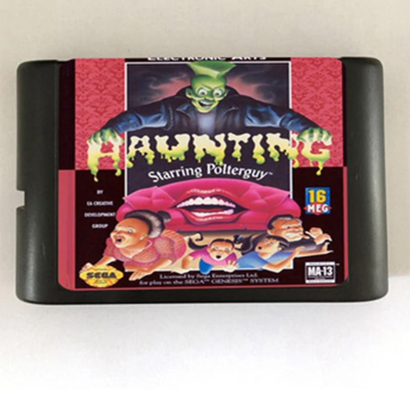Haunting The Starring Poter Guy Game Cartridge Newest 16 bit Game Card For Sega Mega Drive / Genesis System
Haunting The Starring Poter Guy Game Cartridge Newest 16 bit Game Card For Sega Mega Drive / Genesis System