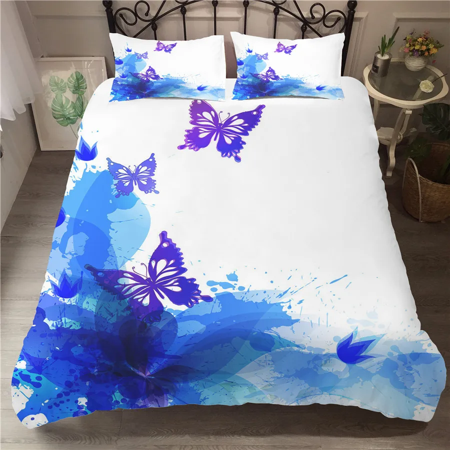 A Bedding Set 3D Printed Duvet Cover Bed Set Butterfly Home Textiles for Adults Bedclothes with Pillowcase #HD02
A Bedding Set 3D Printed Duvet Cover Bed Set Butterfly Home Textiles for Adults Bedclothes with Pillowcase #HD02