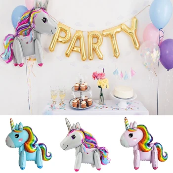5P Children's Toys 3D Three Dimensional Rainbow Horse Cartoon Pony Unicorn Foil Balloon for Wedding Birthday Party Decorations
5P Children's Toys 3D Three Dimensional Rainbow Horse Cartoon Pony Unicorn Foil Balloon for Wedding Birthday Party Decorations