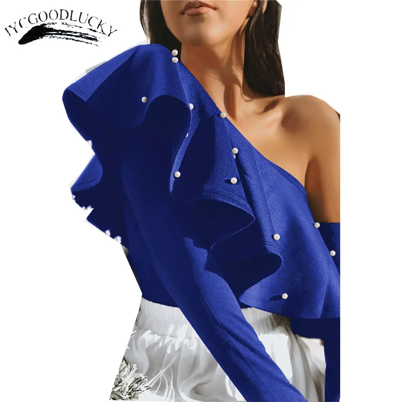 Off Shoulder Pearl Sexy Blouse Shirt Ruffle Long Sleeve Womens Tops And Blouses 2018 Summer Chiffon Blouse Female Plus Size
Off Shoulder Pearl Sexy Blouse Shirt Ruffle Long Sleeve Womens Tops And Blouses 2018 Summer Chiffon Blouse Female Plus Size