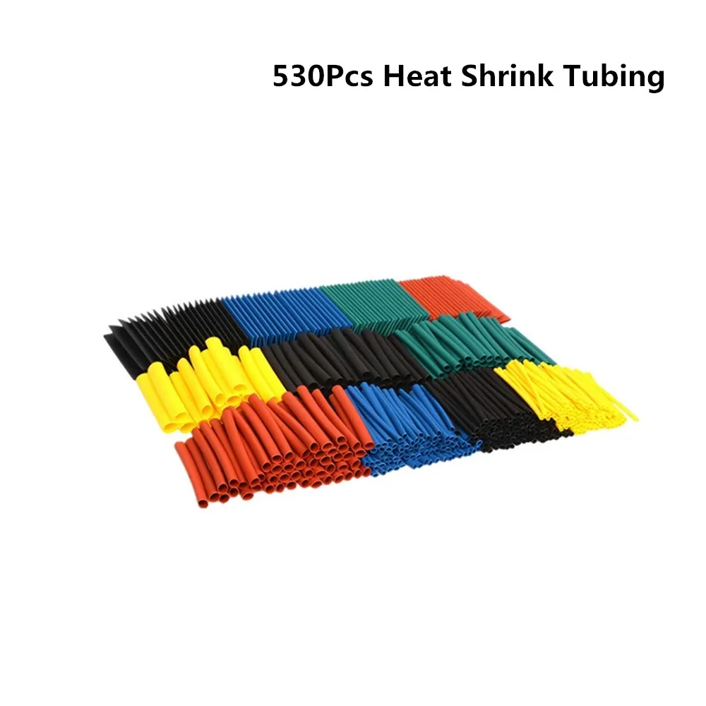 530pcs Heat Shrink Tubing Insulation Shrinkable Tubes Assortment Electronic Polyolefin Wire Cable Sleeve Kit Heat Shrink Tubes
530pcs Heat Shrink Tubing Insulation Shrinkable Tubes Assortment Electronic Polyolefin Wire Cable Sleeve Kit Heat Shrink Tubes