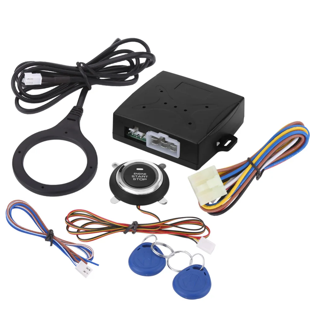 New Auto Car Alarm Engine Starline Push Button Start Stop Lock Ignition Switch Keyless Entry System Starter Anti-theft System
New Auto Car Alarm Engine Starline Push Button Start Stop Lock Ignition Switch Keyless Entry System Starter Anti-theft System