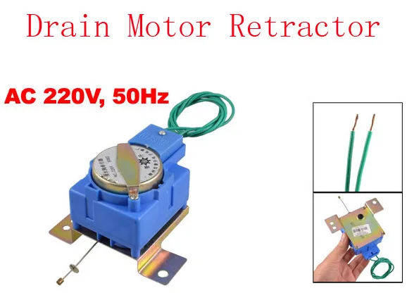 AC 220V Repairing Part Wired Drain Valve Motor Tractor for Weili Washing Machine
AC 220V Repairing Part Wired Drain Valve Motor Tractor for Weili Washing Machine