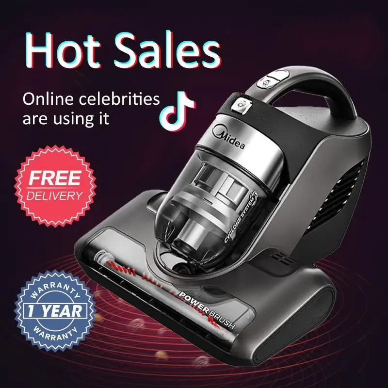 Midea B5Pro UV Anti-Dust Mites Handheld Vacuum Cleaner Three Adjustable Modes 20.5cm Extra Wide Suction Five Filtration Machine
Midea B5Pro UV Anti-Dust Mites Handheld Vacuum Cleaner Three Adjustable Modes 20.5cm Extra Wide Suction Five Filtration Machine