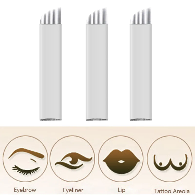 50Pics 21 Pin 3D Embroidery Sterilized Stainless Steel Permanent Makeup Needles For Eyebrow Lip Embroidery Microblading Supplies
50Pics 21 Pin 3D Embroidery Sterilized Stainless Steel Permanent Makeup Needles For Eyebrow Lip Embroidery Microblading Supplies