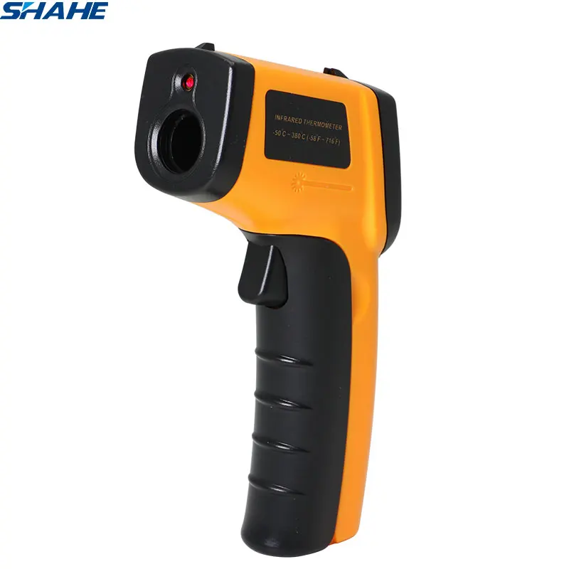 SHAH lcd thermometer IR infrared digital thermometer Temperature Meter Gun Point -50~380C Non-Contact Thermometer Handheld
SHAH lcd thermometer IR infrared digital thermometer Temperature Meter Gun Point -50~380C Non-Contact Thermometer Handheld