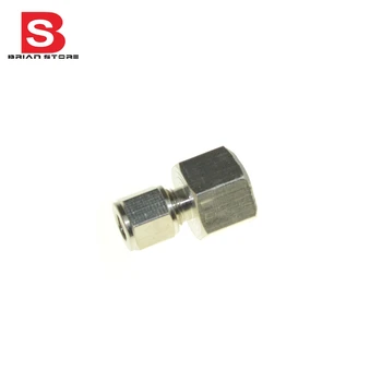 Female Hardline Tube Pipe Straight Connector Compression Fitting Brass Nickel Plated
Female Hardline Tube Pipe Straight Connector Compression Fitting Brass Nickel Plated