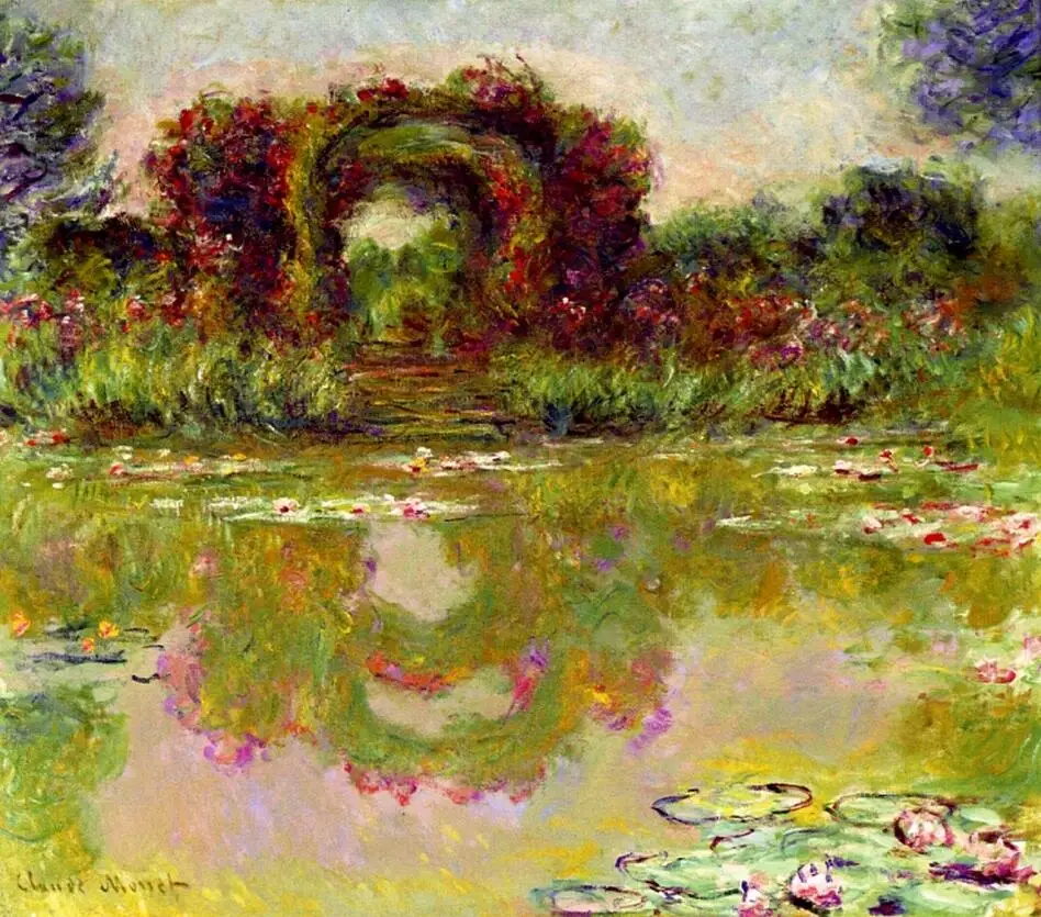 High quality Oil painting Canvas Reproductions Rose Arches at Giverny (1913) By Claude Monet Painting hand painted
High quality Oil painting Canvas Reproductions Rose Arches at Giverny (1913) By Claude Monet Painting hand painted