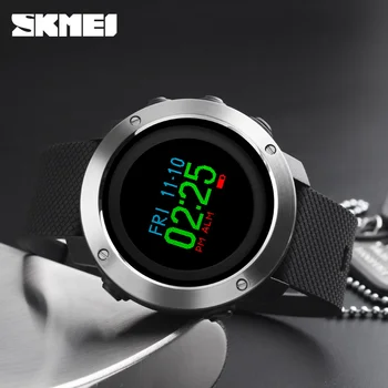 

Fashion Top Luxury Brand Smart Watch OLED Display Pedometer Calorie Compass Waterproof Digital Watch SKMEI Sports Watches