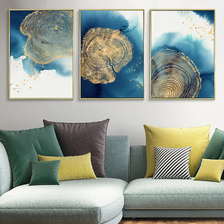 Abstract Canvas Art Blue Gold Paintings Nordic Scandinavian Poster Print Wall Art Geometric Pictures for Living Room Decoration
Abstract Canvas Art Blue Gold Paintings Nordic Scandinavian Poster Print Wall Art Geometric Pictures for Living Room Decoration