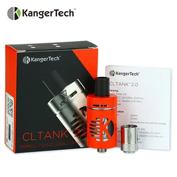 100% Original Kangertech CLTANK Tank 2ml Kanger Cltank Atomizer 2ml E-liquid Capacity Kanger Clearomizer Top Filling Leak-free
100% Original Kangertech CLTANK Tank 2ml Kanger Cltank Atomizer 2ml E-liquid Capacity Kanger Clearomizer Top Filling Leak-free
