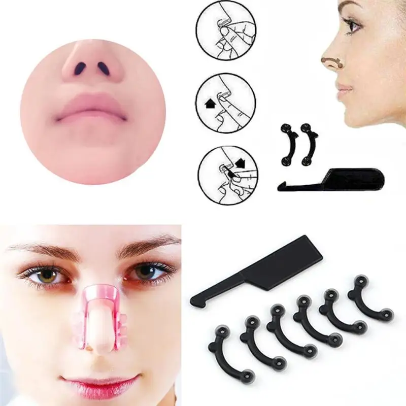 6PCS/Set 3 Sizes Beauty Nose Up Lifting Bridge Shaper Massage Tool No Pain Nose Shaping Clip Clipper Women Girl Massager
6PCS/Set 3 Sizes Beauty Nose Up Lifting Bridge Shaper Massage Tool No Pain Nose Shaping Clip Clipper Women Girl Massager