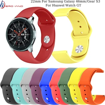 22mm Sport Silicone Watch Band Gear S2 Strap for Samsung Gear S3 Classic Frontier Galaxy Watch 46mm Correa Amazfit Bip Bracelet
22mm Sport Silicone Watch Band Gear S2 Strap for Samsung Gear S3 Classic Frontier Galaxy Watch 46mm Correa Amazfit Bip Bracelet