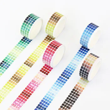 6 pcs Kawaii Color block paper washi tape set 20mm paper masking tapes square Fresh scrapbooking sticker Stationery EJ133
6 pcs Kawaii Color block paper washi tape set 20mm paper masking tapes square Fresh scrapbooking sticker Stationery EJ133