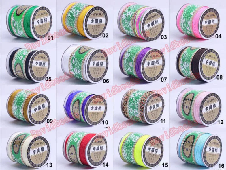 Free Shipping 24Colors 330Yards x 1.0mm Chinese Knot Nylon Macrame Cords Rattai Shamballa Braided Bracelet Cord Made In Taiwan
Free Shipping 24Colors 330Yards x 1.0mm Chinese Knot Nylon Macrame Cords Rattai Shamballa Braided Bracelet Cord Made In Taiwan