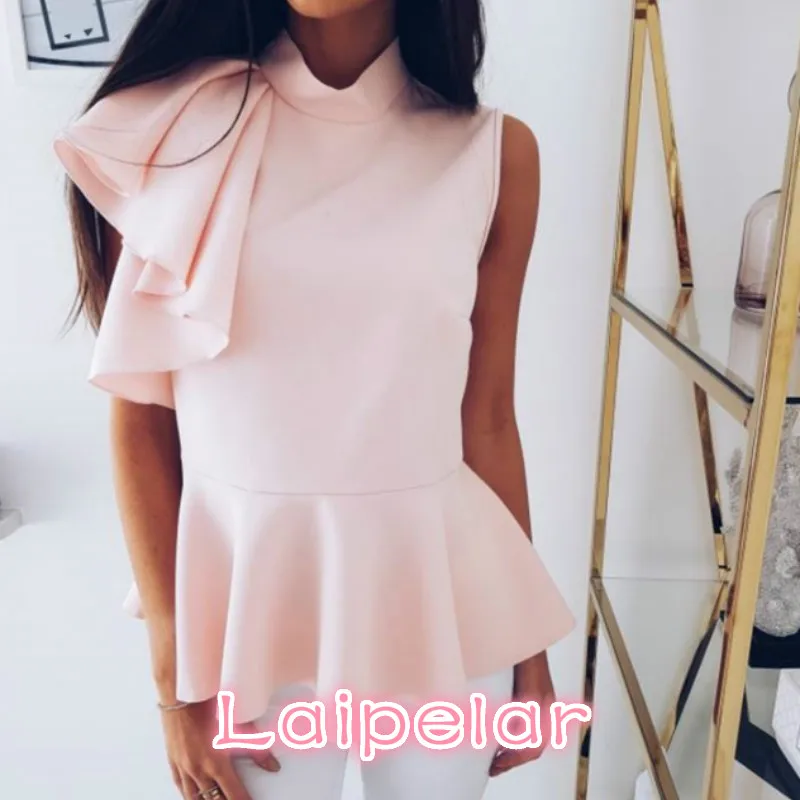 2018 Summer Blusas Women Elegant Blouse Sexy O Neck Sleeveless Ruffles Shirts Casual Slim Office Lady Tee Tops Laipelar
2018 Summer Blusas Women Elegant Blouse Sexy O Neck Sleeveless Ruffles Shirts Casual Slim Office Lady Tee Tops Laipelar