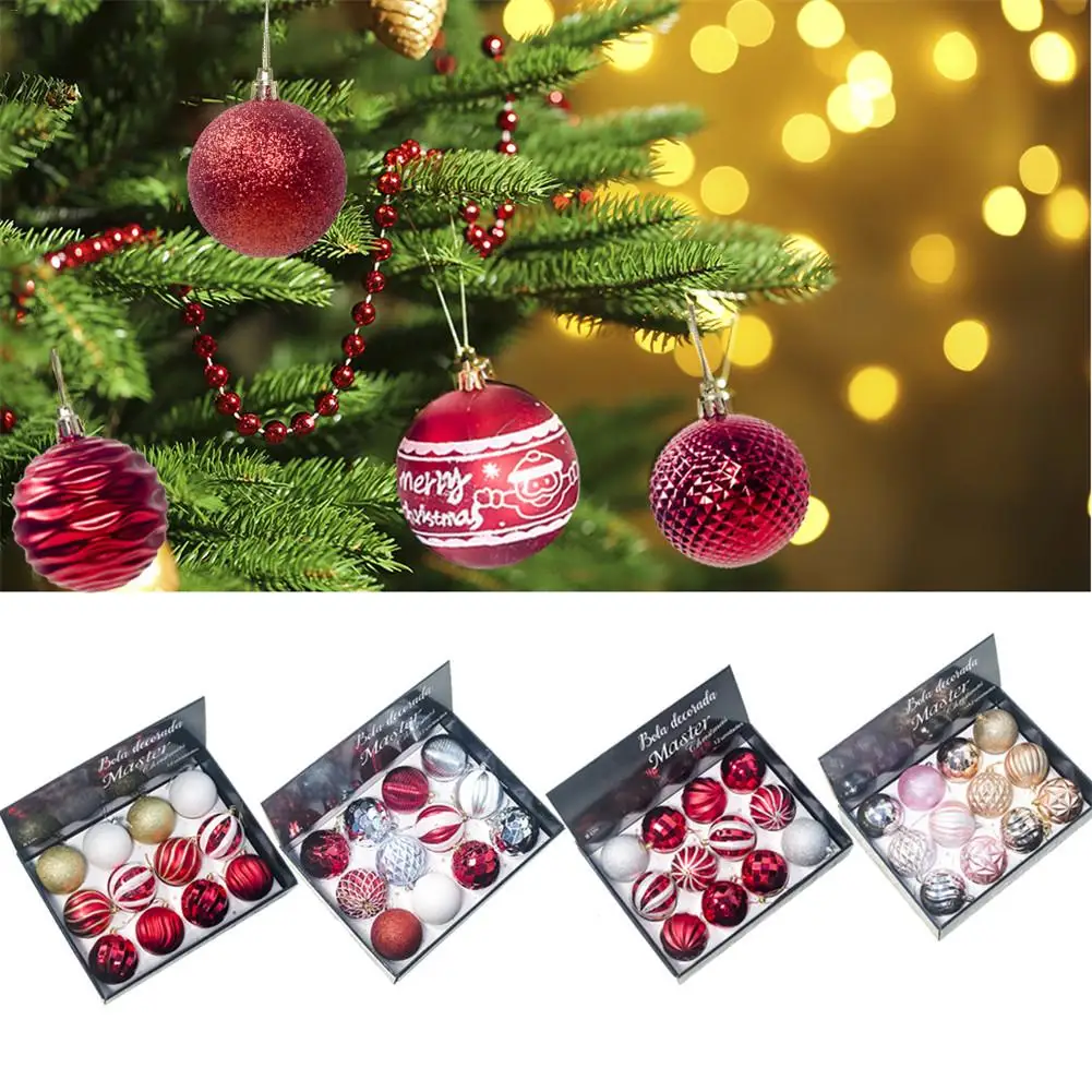 12PCS Christmas Large Hanging Ball Ornaments for Xmas Tree - Shatterproof Christmas Tree Decorations 8CM
12PCS Christmas Large Hanging Ball Ornaments for Xmas Tree - Shatterproof Christmas Tree Decorations 8CM