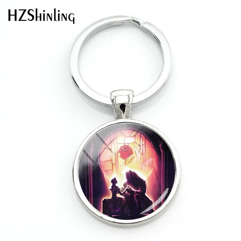 2018 Fashion Beauty And The Beast Keychain Red Rose Keyring Silver Round Key Chain Glass Cabochon Keychains For A Woman
2018 Fashion Beauty And The Beast Keychain Red Rose Keyring Silver Round Key Chain Glass Cabochon Keychains For A Woman
