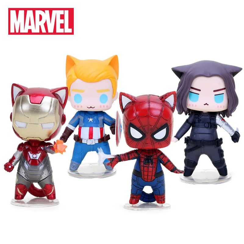 8-10cm Marvel Toys The Avengers Figure Q Version Superhero Captain America Winter Soldier Spiderman Figures Collectible Model
8-10cm Marvel Toys The Avengers Figure Q Version Superhero Captain America Winter Soldier Spiderman Figures Collectible Model