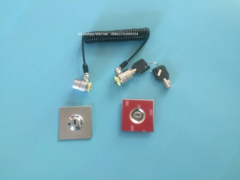 Coating_Cable_Wire_Pin_Tablet_PC_Laptop_Lock_With_Keys