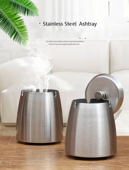 Outdoor Cigarette Ashtray Windproof Stainless Steel with Lid Gift Cigar Lighters Smoking Ash Holder Tray for Home Decor Yard
Outdoor Cigarette Ashtray Windproof Stainless Steel with Lid Gift Cigar Lighters Smoking Ash Holder Tray for Home Decor Yard