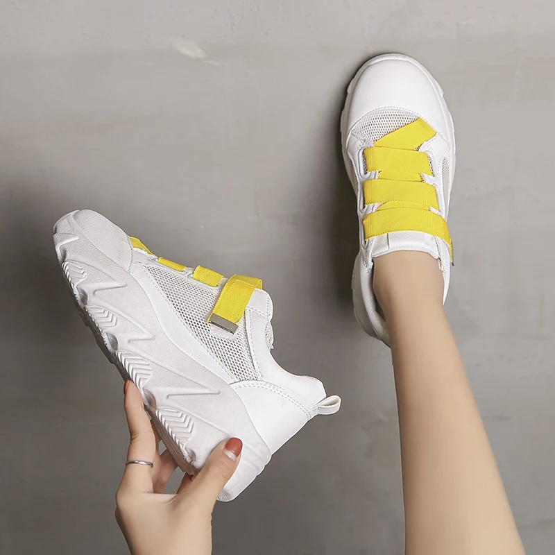 2019 summer new fashion women shoes casual high platform Breathable mesh women casual white shoes chunky sneakers
2019 summer new fashion women shoes casual high platform Breathable mesh women casual white shoes chunky sneakers