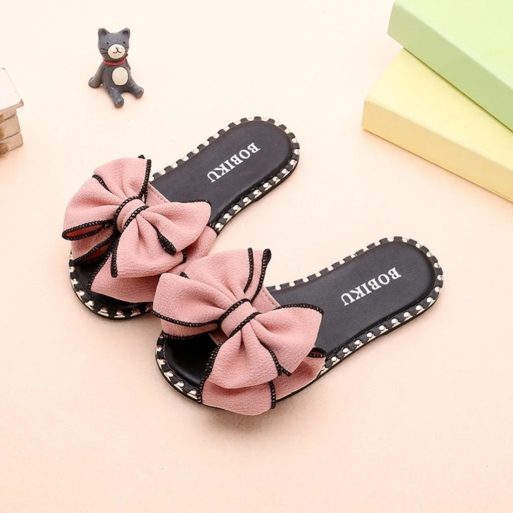 Summer Children Kids Baby Girls Bowknot Candy Color Flat Slipper Casual Shoes kids shoes with light
Summer Children Kids Baby Girls Bowknot Candy Color Flat Slipper Casual Shoes kids shoes with light