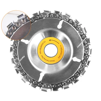 4 Inch Chain Plate Angle Grinding Chain Wheel Wood Carving Disc for Angle Grind 14000RPM
4 Inch Chain Plate Angle Grinding Chain Wheel Wood Carving Disc for Angle Grind 14000RPM