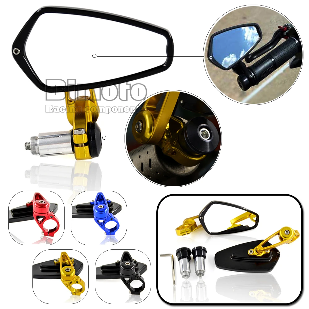 RM-061B-BK-GO CNC Motorcycle Mirrors Sport Bike Motos Mirror Rearview Side For Yamaha FZR YZF 600 600R R1 R6 R6S Kawasaki Ninja
RM-061B-BK-GO CNC Motorcycle Mirrors Sport Bike Motos Mirror Rearview Side For Yamaha FZR YZF 600 600R R1 R6 R6S Kawasaki Ninja