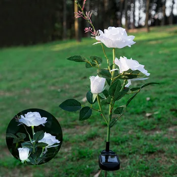 Solar Power Rose Flower Garden Stake Landscape Lamp Outdoor Yard 3 LEDs Lights QJS Shop
Solar Power Rose Flower Garden Stake Landscape Lamp Outdoor Yard 3 LEDs Lights QJS Shop