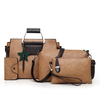 Amberler Fashion Small PU Leather Women Handbags Casual Ladies Tassel Shoulder Bag 2020 Famous Designer 4 Pieces Set Tote Bags
Amberler Fashion Small PU Leather Women Handbags Casual Ladies Tassel Shoulder Bag 2020 Famous Designer 4 Pieces Set Tote Bags